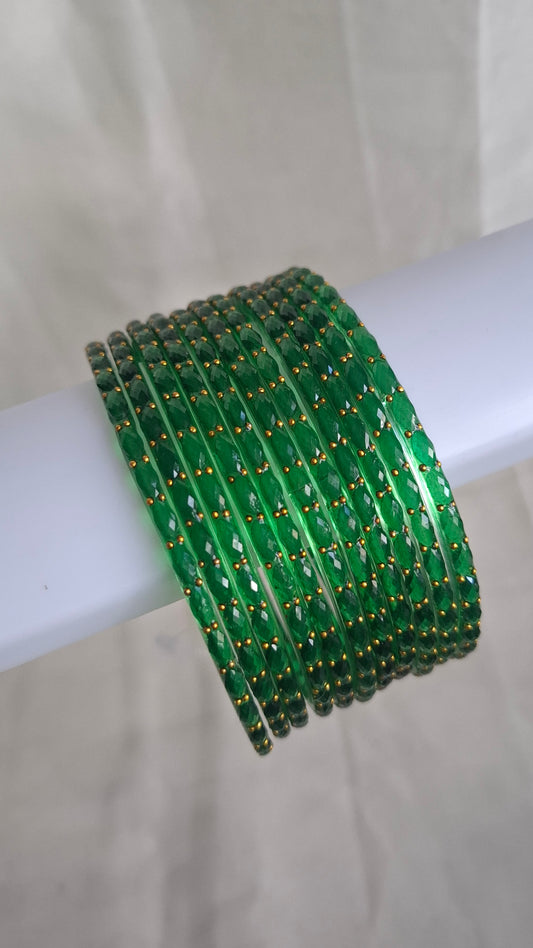 GLASS BANGLES (GREEN)