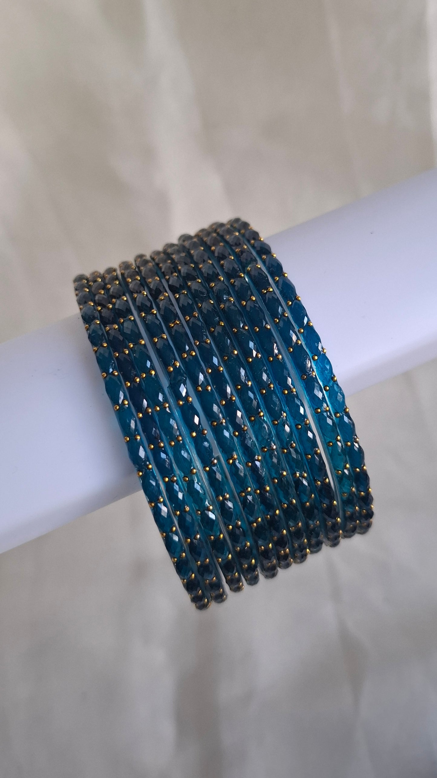 GLASS BANGLES (TURQUOISE BLUE)