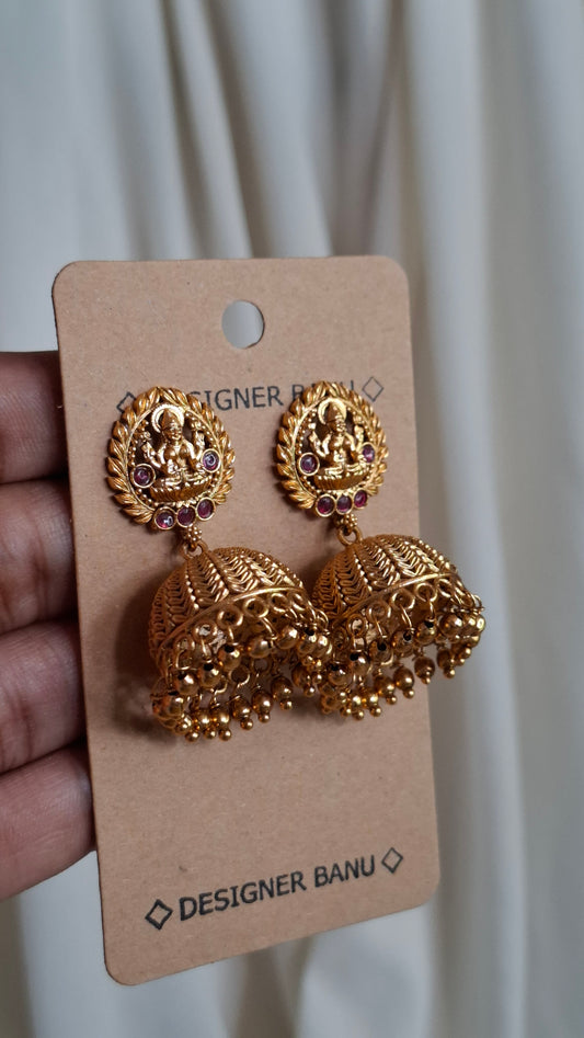 ANTIQUE GOLD JUMKHAS E0406