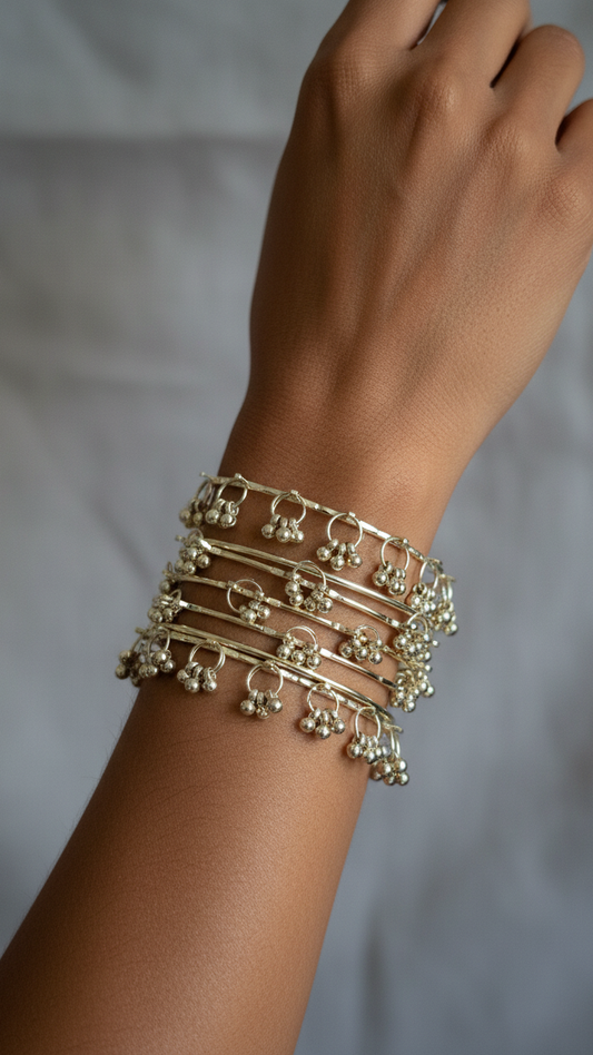 GOLD GHUNGROO BANGLES