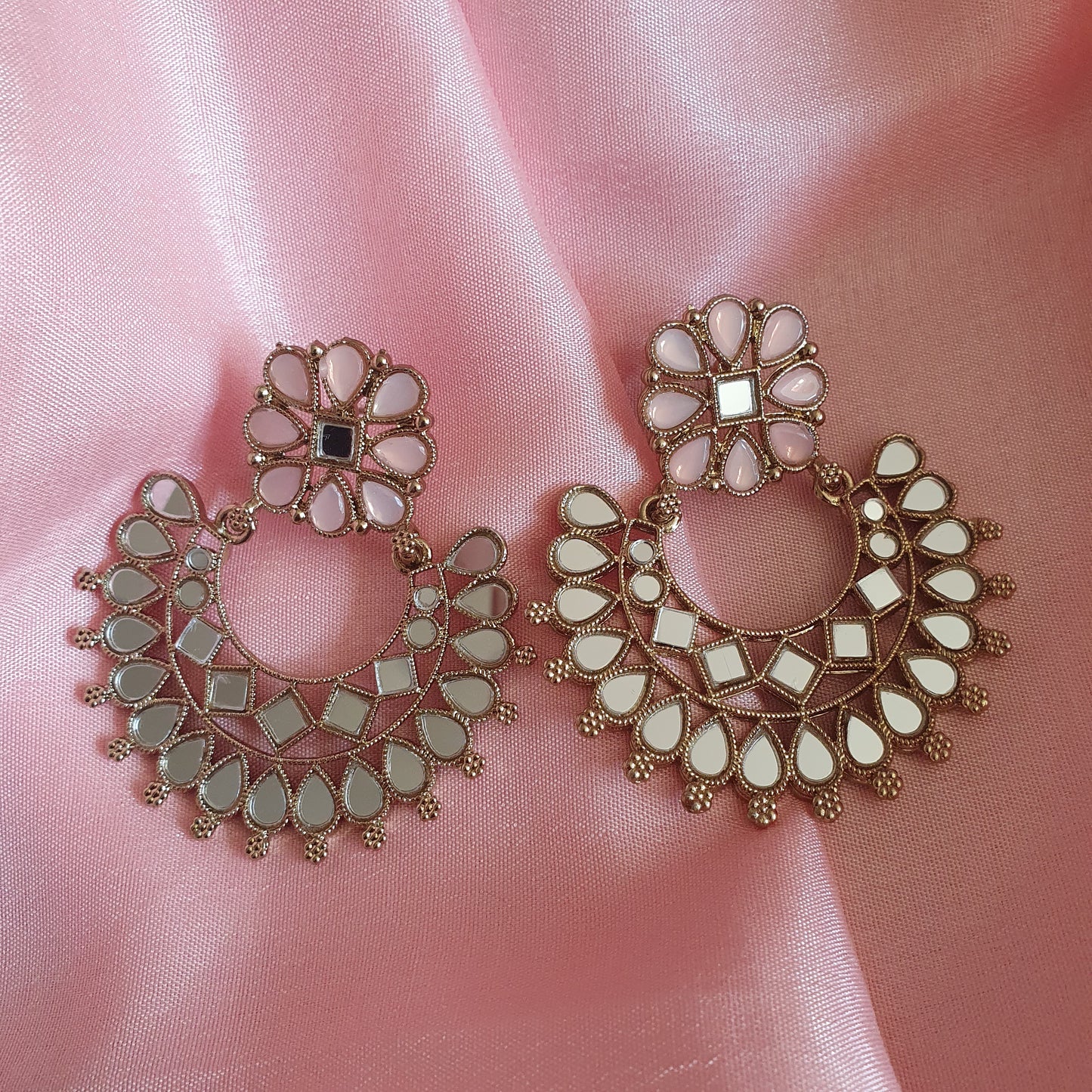 MIRROR CUT EARRINGS