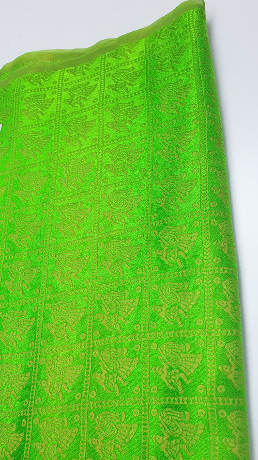 BRIDE & GROOM LIME GREEN MATERIAL