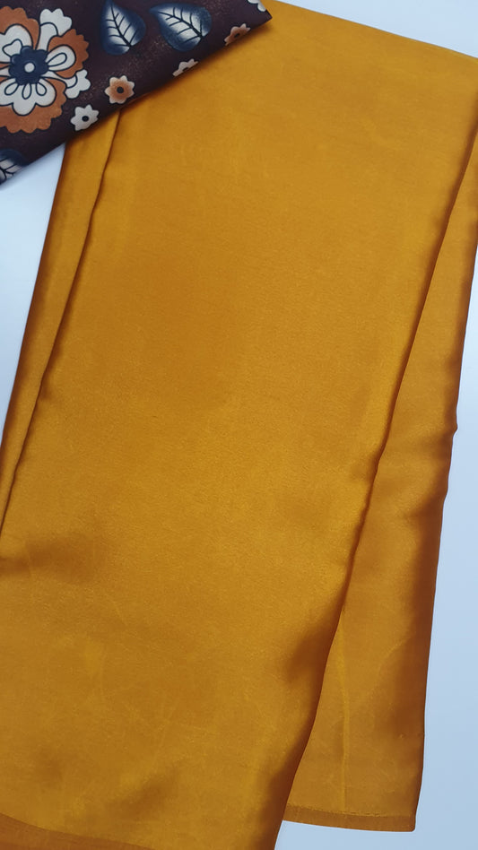 MUSTARD SATIN