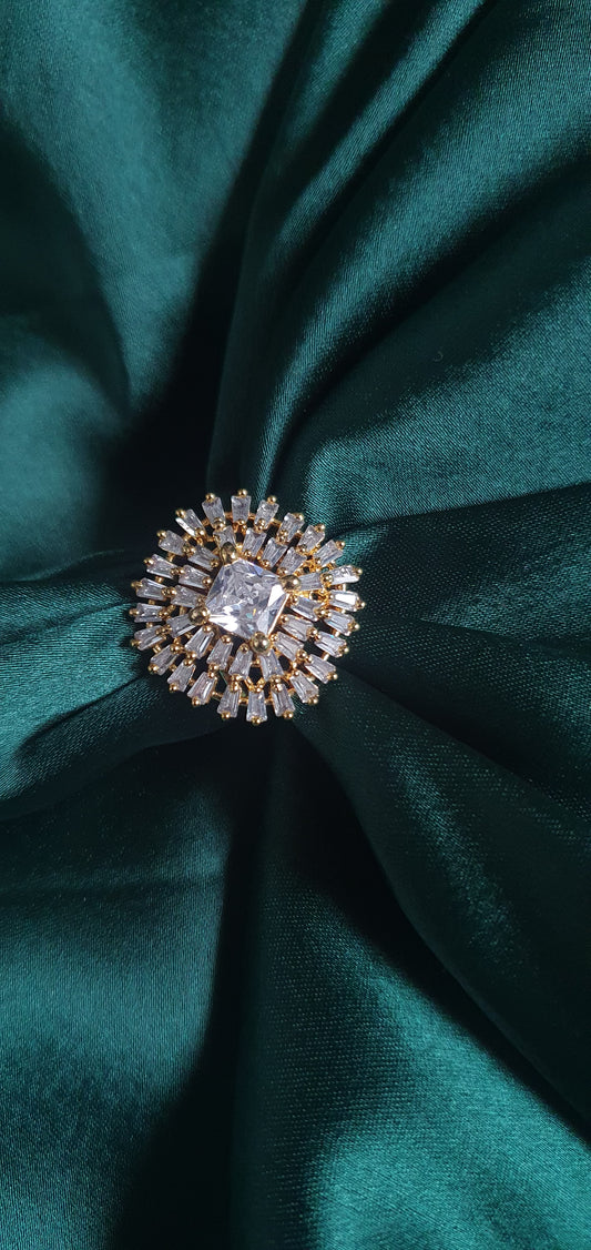 A.D STONE WHITE RING