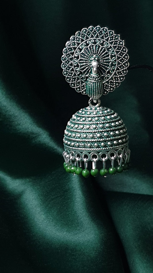 GREEN PEACOCK JUMKHAS