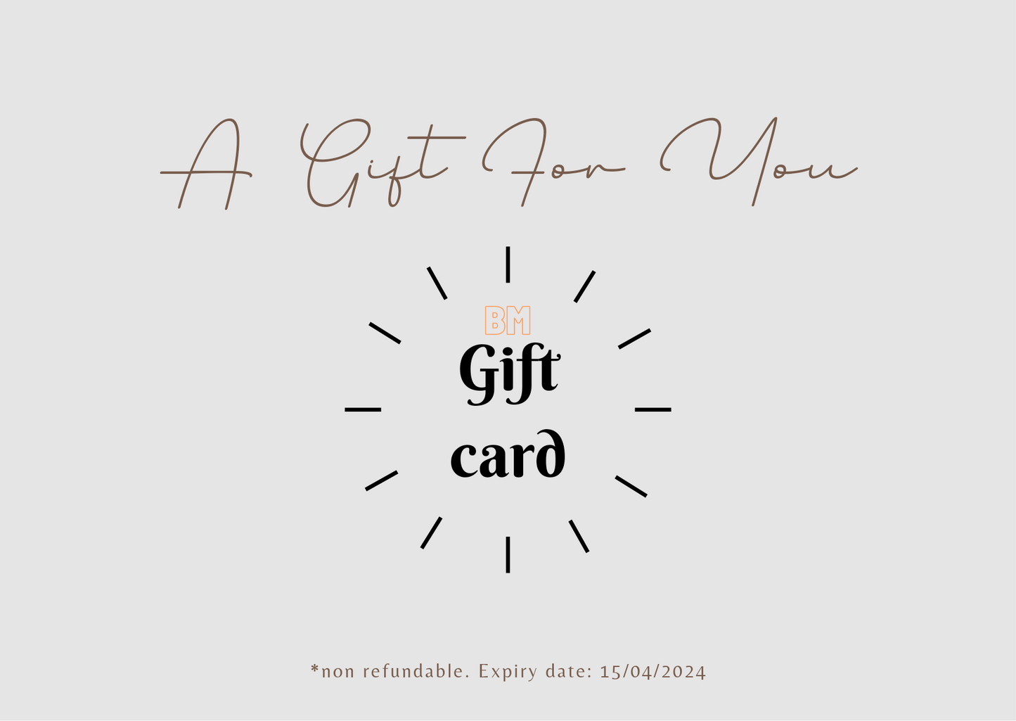 BM GIFT CARD