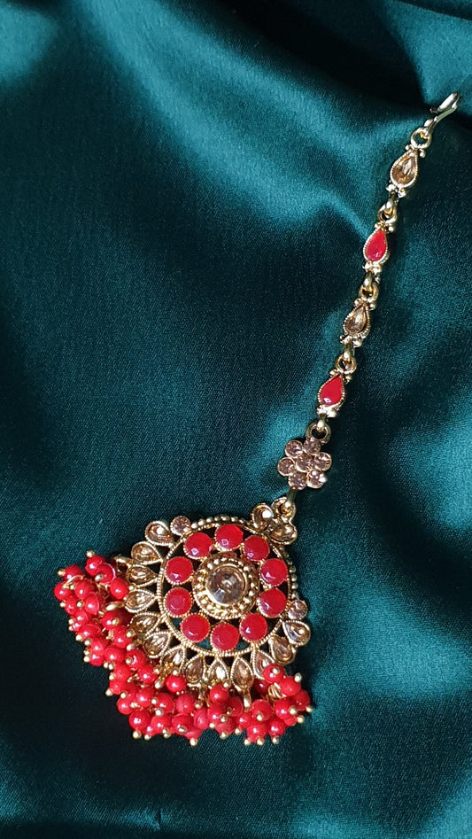 GOLD & RED TIKKHA DB0014