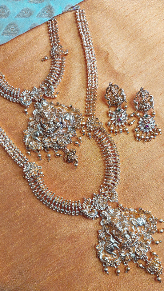 YELLOW GOLD MATTE FINISH BRIDAL SET