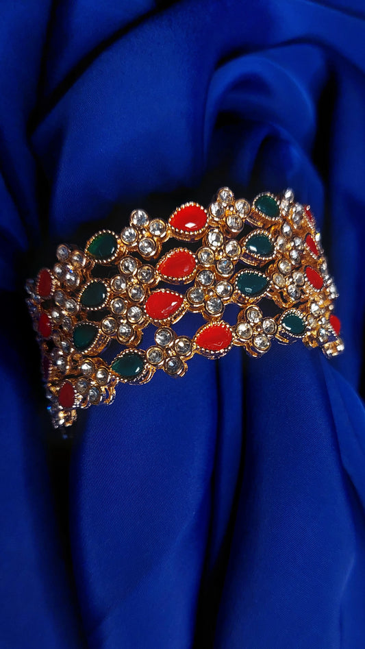 ROSE GOLD BANGLES (SET OF 4)