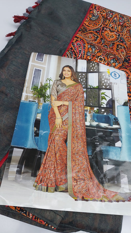 KALAMKARI DESIGNER SAREE