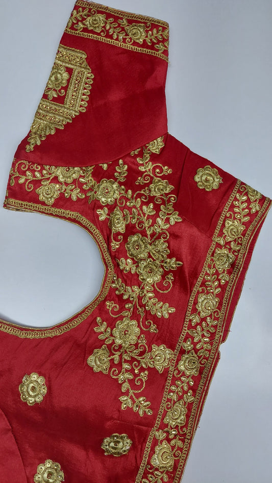 RED BRIDAL BLOUSE