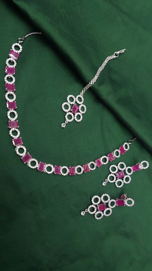 SILVER A.D. STONE SET 0020