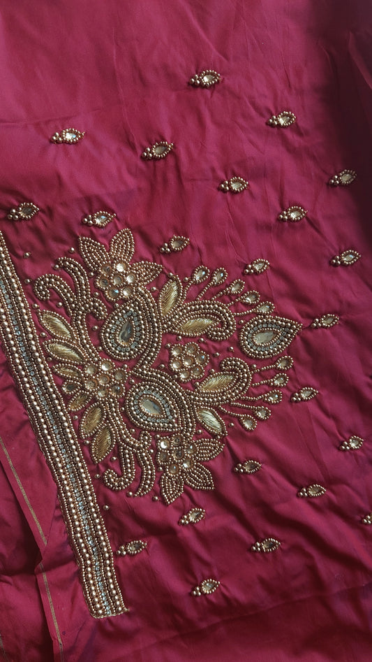 BRIDAL BLOUSE MATERIAL 013