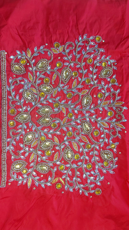 BRIDAL BLOUSE MATERIAL 022