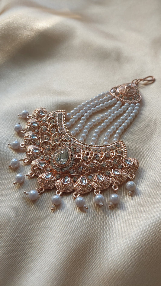 MAANG TIKKHA (ROSE GOLD)