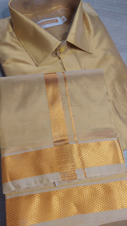 GOLD VESTI & SHIRT