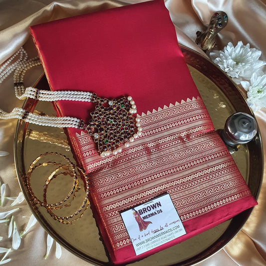 KUM KUM RED KANJIPURAM