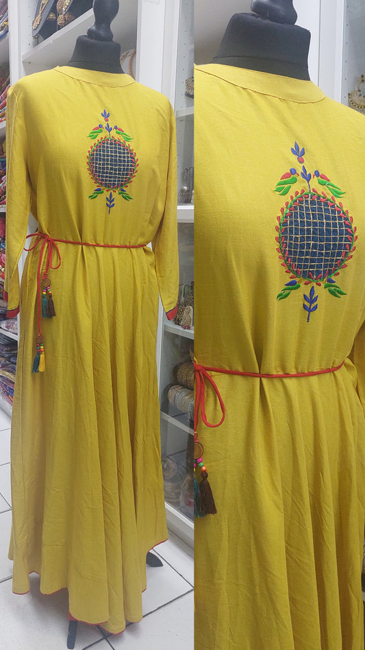 YELLOW GOWN (XXL)